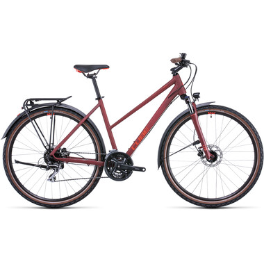Bicicleta todocamino CUBE NATURE ALLROAD TRAPEZ Rojo 2022 0
